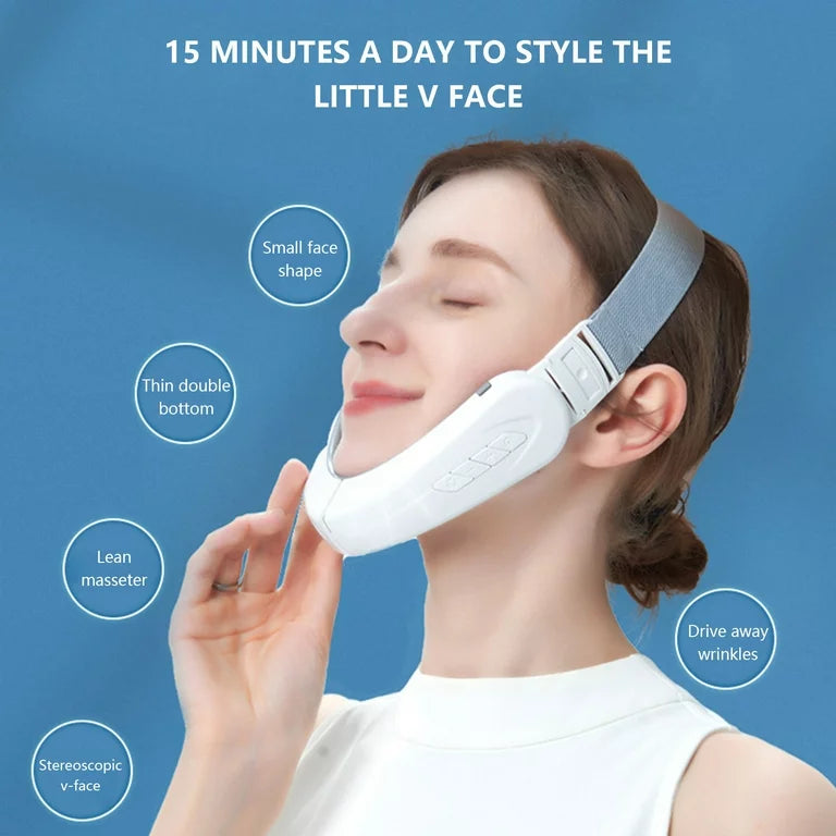 Face Lifting Machine LED Photon Therapy Face Slimming,Vibration Massager V-Line Reduce Double Chin Belt V Lifting Face Skin Care NOTE:- RESTOCK AGAIN MINIMUM UNITS AVAILABLE