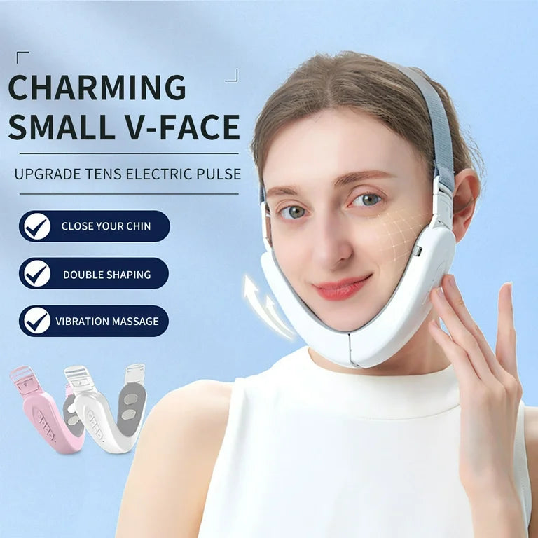 Face Lifting Machine LED Photon Therapy Face Slimming,Vibration Massager V-Line Reduce Double Chin Belt V Lifting Face Skin Care NOTE:- RESTOCK AGAIN MINIMUM UNITS AVAILABLE