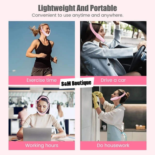 Face Lifting Machine LED Photon Therapy Face Slimming,Vibration Massager V-Line Reduce Double Chin Belt V Lifting Face Skin Care NOTE:- RESTOCK AGAIN MINIMUM UNITS AVAILABLE