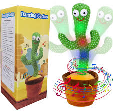 Dancing Cactus Talking Toy, Cactus Plush Toy, Wriggle & Singing Recording Repeat What You Say Funny Education Toys for Babies Children Playing(Cactus Toy) NOTE: AVAILABLE ON 50% DISCOUNT