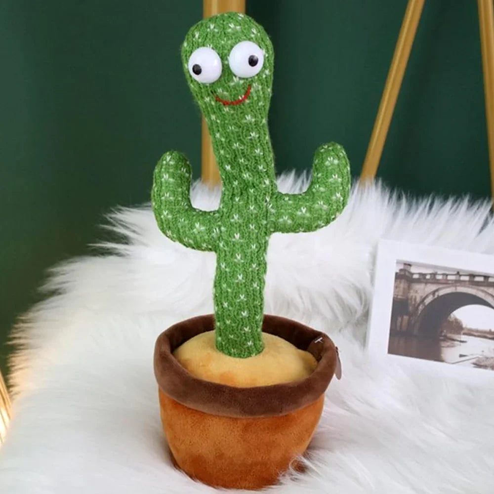 Dancing Cactus Talking Toy, Cactus Plush Toy, Wriggle & Singing Recording Repeat What You Say Funny Education Toys for Babies Children Playing(Cactus Toy) NOTE: AVAILABLE ON 50% DISCOUNT