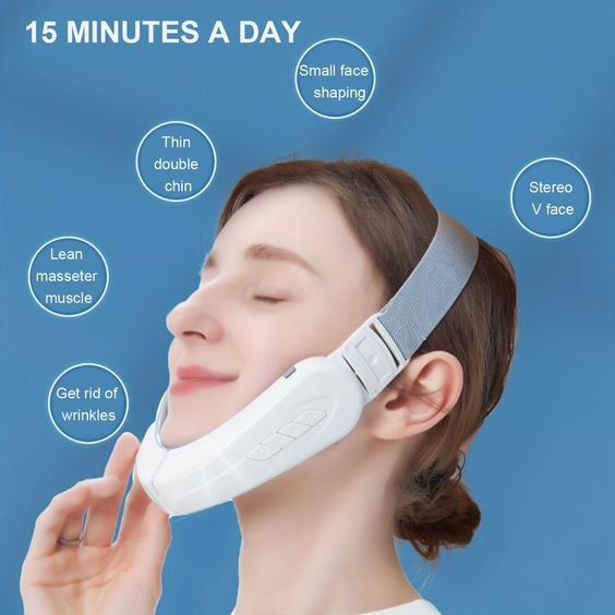 Face Lifting Machine LED Photon Therapy Face Slimming,Vibration Massager V-Line Reduce Double Chin Belt V Lifting Face Skin Care NOTE:- RESTOCK AGAIN MINIMUM UNITS AVAILABLE