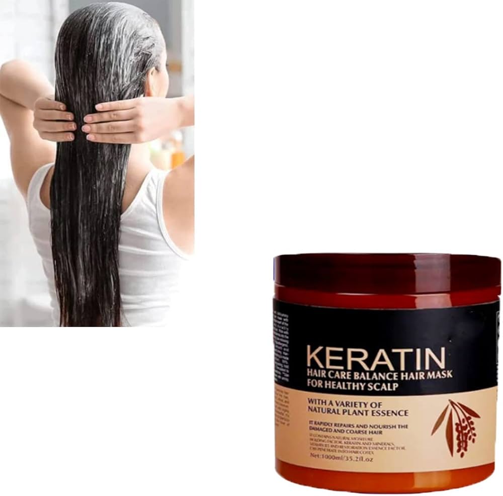 Ultimate Keratin Hair Mask Treatment: Restore, Strengthen, and Shine - 500 ml  NOTE: AVAILABLE ON 50% DISCOUNT