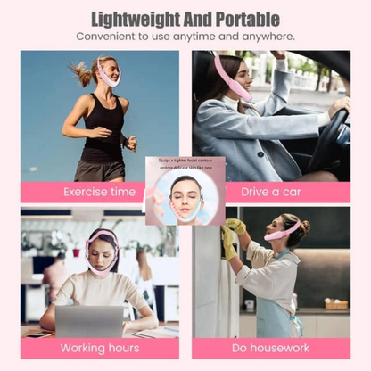 Face Lifting Machine LED Photon Therapy Face Slimming,Vibration Massager V-Line Reduce Double Chin Belt V Lifting Face Skin Care NOTE:- RESTOCK AGAIN MINIMUM UNITS AVAILABLE